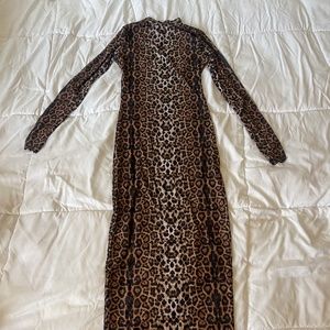 Leopard Print Swim Cover up